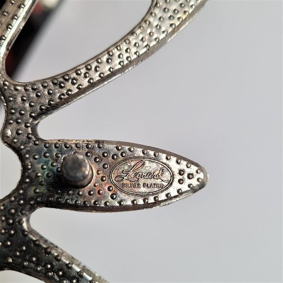 Vintage Leonard Silver Plated Butterfly design. - Picture 5 of 6